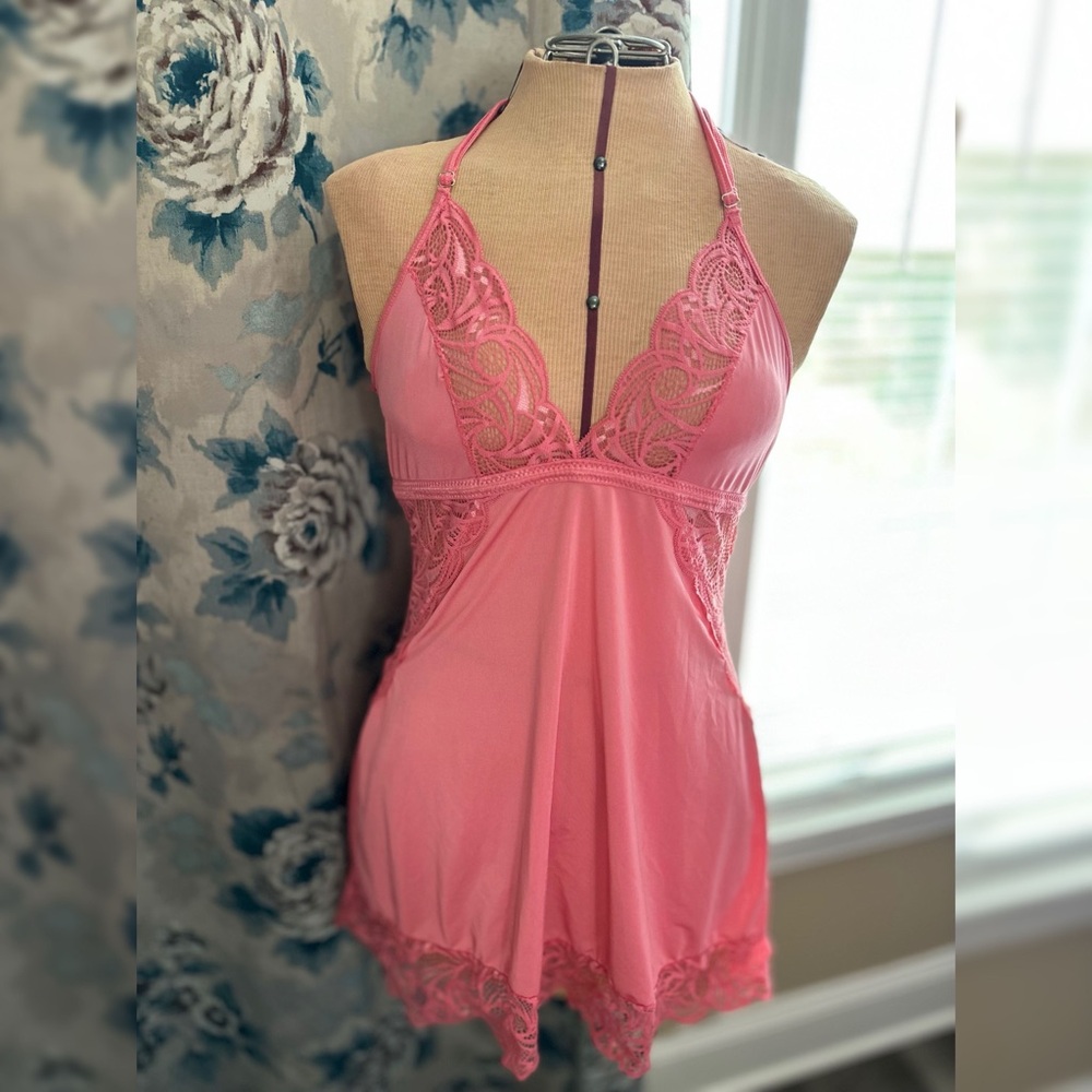 Collection B Pink Lace Detail Dress